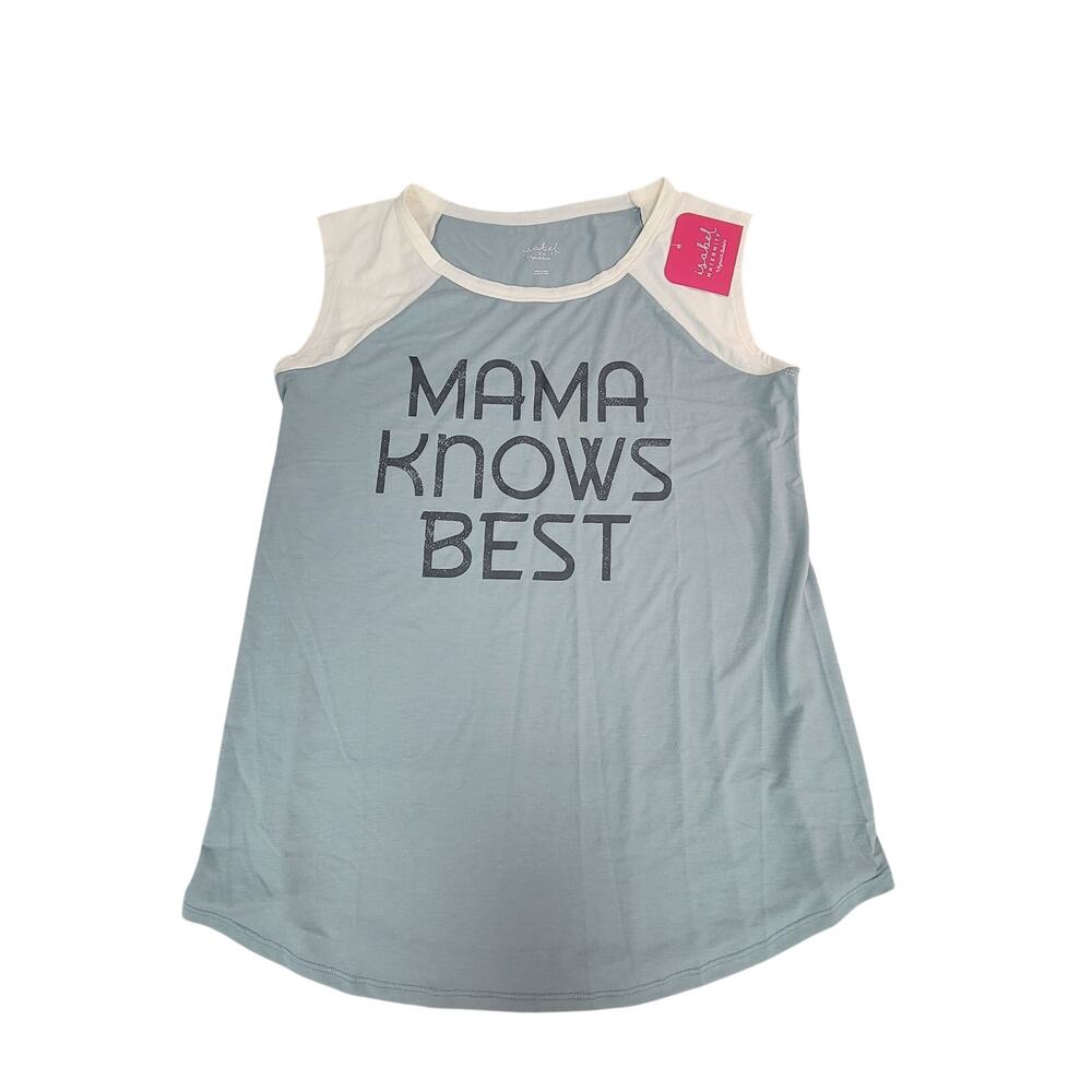 NWT Isabel Maternity Ingrid Isabel XL Mama Knows Best Graphic Tank Top